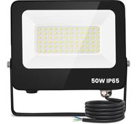 Aigostar Projecteur LED Extérieur 50W,4500 lm Blanc Froid 6500K Spot LED Extérieur économiseur d'énergie 85%,IP65 Imperméable lumière de Sécurité,pour Jardin,Patio,Cour,Garage