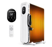 Aigostar Radiateur à Bain d'huile 2500W,13 Eléments.Chauffage Electrique,3 Modes, Minuterie 24h,Protection Contre la Surchauffe.Économie d’énergie.Télécommande -Snug