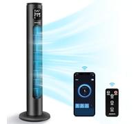 Aigostar Smart Ross - Ventilateur Tour Intelligent avec Télécommande(97cm). Oscillation 70°, Silencieux, Ecran LED WiFi + Bluetooth, 50W. 3 Vitesses.Contrôle par App, Alexa et Google Home.