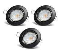 AIGOSTAR Spot LED angle orientable 4,5w 345 lumens 3000k PACK 3 Blanc