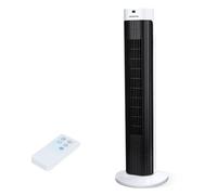 Aigostar Ventilateur Colonne 82 cm,Ventilateur Tour Silencieux avec Télécommande, Oscillant 85°, Minuterie 7,5H, 3 Modes et 3 Vitesses, Économe en Énergie pour Chambre Salon Bureau,Blanc