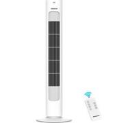 Aigostar Ventilateur Colonne Silencieux 86cm,3 Vitesses et 3 Modes (normal, naturel, nuit).Oscillation 70°,Minuterie 7h,Télécommande