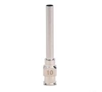 Aiguille de distribution en acier inoxydable 25 mm 8G-30G Pointe émoussée pour colle industrielle Recharge d'encre E-liquide (10 g)