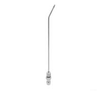 Aiguille de pulvérisation haute pression pour nettoyage en profondeur des appareils électroménagers, baguette en acier inoxydable avec pointe droite et incurvée, jet direct et latéral, 21 cm, argenté