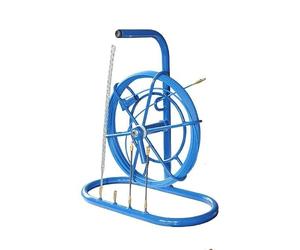 Aiguille tire-fil 3 mm L 50 M sur mini dévidoir (avec accessoires) tirage fibre Optique et électricien