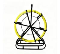 Aiguille Tire-fil Pour Câbles, Tige De Tirage De Câbles Ultra-résistante | Tire-fil En Fibre De Verre Avec Support En Acier Robuste Pour Installations Électriques En Conduit(4mm,50m)