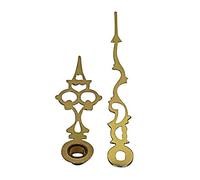 Aiguilles d'horloge de rechange en métal doré compatibles avec les mouvements allemands UTS Hermle Kienzle Junghans Hechinger (60 mm, doré)