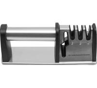 Aiguiseur - Appareil d'affûtage à 4 niveaux - Pour couteaux et ciseaux - Céramique/diamant/acier au tungstène - Acier inoxydable - Taille M