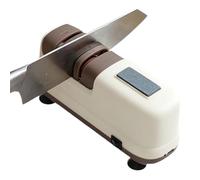Aiguiseur Cutter - 4 rainures gros grain et fin pour ciseaux et tondeuse,Avec base ventouse, recharge USB, affûteur cutter cuisine,Pour scie, rasoir rotatif, seniors, jardin