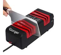 Aiguiseur de Couteaux Electrique, Chef Choice, Eguiseur de Couteau Professionnel, Revêtement Diamant, Base Antidérapante, 3 en 1 Aiguiseur pour Couteaux de Cuisine, Ciseaux, Tournevis (Noir)