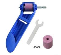 Aiguiseur de foret en corindon 2-12,5 mm portable | Aiguise les embouts de 2 à 12,5 mm, roue en corindon marron, construction, design portable, idéal pour le bricolage