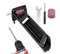 Aiguiseur de forets - Affûteuse et meuleuse pour perceuse - Dispositif de ponçage portable - Pour bureau, cuisine, jardin, bois, construction, atelier, garage