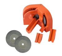 Aiguiseur de perceuse, accessoire de meuleuse, outil d'affûtage d' , fonction polyvalente, 8,2 x 2,4 x 6,5 cm, design portable, pour bords burins, électriques, outils en acier, tâche