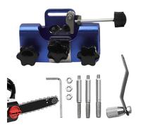 Aiguiseur de tronçonneuse - Manivelle d'affûtage rapide - Kit d'affûtage universel pour tronçonneuse - Pour frappe du bois, forestier, travail du bois, extérieur, garage