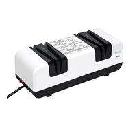 Aiguiseur Electrique, Revêtement de Diamant, Moteur Puissant de 60W, Taille-Couteau Professionnel, Coupe aiguisage Pierre Pour Couteaux de Cuisine, Ciseaux et Tournevis(blanc)