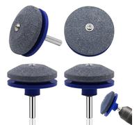Aiguiseur Lame Tondeuse, 4 PièCes Aiguiseur De Lame De Tondeuse à Gazon, Bleu AffûTeuse De Lame De Tondeuse à Gazon Pour Outils De Jardin, Pour AffûTer Lame De Pelouse Lame De Forage Et Tondeuse