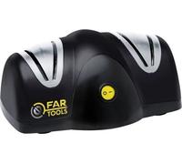 Aiguiseur Universel Électrique FARTOOLS PRO AG 50, 20 W, Pour Lames et Coutellerie en Métal, 2 Niveaux de Finition, Noir