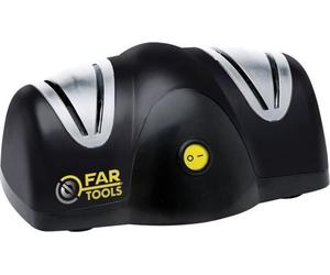 Aiguiseur Universel Électrique FARTOOLS PRO AG 50, 20 W, Pour Lames et Coutellerie en Métal, 2 Niveaux de Finition, Noir