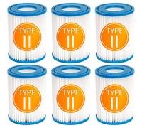 AIHDB artouche Filtrante 58094 Type II, Cartouche Filtrante for Spa De Piscine, Compatible for Bestway Flowclear II, 58094 58383 58386 58117 58386GS Compatible for Lay Z Spa,(6pcs)