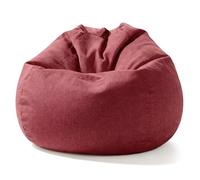 Aiire Pouf Chambre Ado Design - Pouffe Poire Salon Rond avec Remplissage Inclus pour Decoration de Chambre Adulte ou Enfant XXL - Bean Bag Chair Gros ou Coussin de Sol Geant Bleu