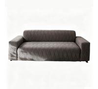AIJUSSS Housse de canapé avec accoudoirs en Velours côtelé imperméable | Housses de canapé lavables,haute élasticité,résistantes à l'usure,antidérapantes,Type générique(A-dark gray,235-300cm)