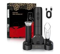 AIKARO - Tire-bouchon Électrique, Ouvre-bouteilles de Vin Automatique, Rechargeable (Set C)