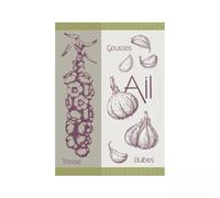 AIL Torchon 100% coton fil teint Naturel SUD ETOFFE