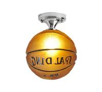 Ailan Lumières LED de décoration créatives pour Chambre de garçons, faciles à Installer et à Utiliser, Ballon de Football économe en énergie et écologique, Jaune