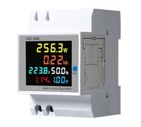Ailao Compteur Electrique Consommation 6 en 1 Wattmetre LCD Mesure Consommation Electrique Compteur Electrique Wattmètre, AC 40-300V Courant 0-100A Puissance 0-45KW, Type fermé CT., GS109760
