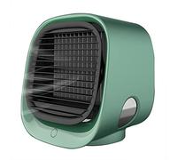 Ailgely Climatiseur USB Personnel, Ventilateur de Refroidissement Compact de 300 Ml avec Angles Réglables, Parfait pour les Pièces et les Espaces Travail, Design Moderne (Verte)