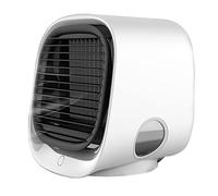 Ailgely Climatiseur USB Personnel, Ventilateur de Refroidissement Compact de 300 Ml avec Angles Réglables, Parfait pour les Pièces et les Espaces Travail, Design Moderne (Blanc)