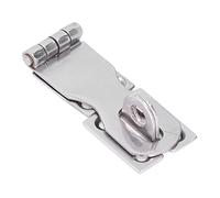 Ailgely Moraillon de Cadenas en Acier Inoxydable de qualité Marine avec Conception Pliable pour des Loquets Porte Sécurisés Taille Standard pour une Installation Facile Idéal les Portes et les