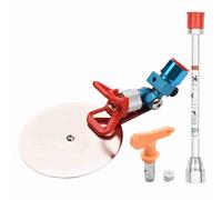 Ailgely Outil Accessoire de Guide de Pulvérisation Résistant à l'usure pour avec Rallonge, Ajustement Universel pour Machine Pulvérisation sans Air 7/8", Efficace Couleur Mur Maison (avec rallonge)