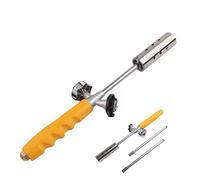 Aim Tools Désherbeur Thermique à Gaz Brûleur Chalumeau de Soudage Désherbage Mauvaises Herbes Torche à Gaz Butane Lance-flammes avec 2 Baguettes d'Extension en Acier Inoxydable