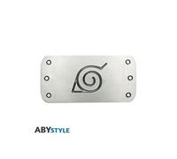 ABYstyle – Aimant – Naruto Konoha – Métal argent – 5,5 x 2,7 cm