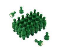 Aimant de la Quille Verte pour Réfrigérateur, Bureau, Tableau Blanc, Tableau D'Affichage 12mm dia x 21mm de Haut - Pack de 48