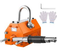 Aimant de levage, capacité de traction de 660 lb/300 kg, coefficient de sécurité de 2,5, néodyme et acier, aimant de levage avec dispositif de libération, aimants de levage permanents, aimant robuste