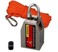 Aimant de Pêche en Néodyme, Force de Traction de 1200LB, Corde Durable, 400LBSX3, Force de traction verticale
