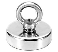 Aimant de pêche, néodyme puissant, trou de fixation, force de traction D20 max. 9 kg