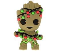 Aimant en mousse 3D des Gardiens de la Galaxie avec lumières de Noël Groot