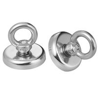 Aimant en néodyme, diamètre 32 mm, force de traction 30 kg, lot de 2