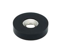 Aimant en Néodyme N42 en Revêtement en Caoutchouc - 26,5mm de dia x 6mm D'Épaisseur x 7mm C/Évier - 6,4kg