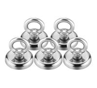 Aimant Neodyme, 32mm Aimant Puissant 35kg force de traction aimant puissant rond magnétique néodyme (5 pcs)