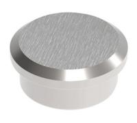 MAUL Aimant néodyme rond – Puissant 16 x 7 mm, charge jusqu'à 5 kg – Argent