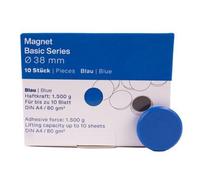 Aimant rond 'Basic', 24 mm, vert
