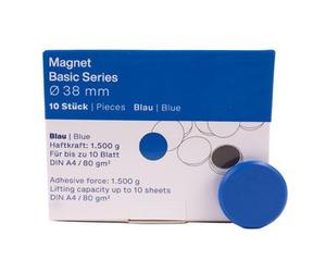 Aimant rond 'Basic', 24 mm, vert