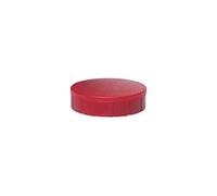 Aimant rond en plastique incassable - 600 g - 24 x 8 mm - Rouge - 6162425