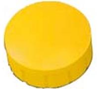Aimant rond Solid 15 mm 0,15 kg Force d'adhérence 10 pièces jaune Paquet de 24 pièces