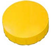 Aimant rond Solid 20 mm 0,3 kg Force d'adhérence 10 pièces jaune Paquet de 24 pièces
