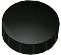 Aimant rond Solid 20 mm 0,3 kg Force d'adhérence 10 pièces noir Paquet de 24 pièces